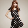 Amanda49 Specially Shoulder Strap Design Cotton Sleeveless Dress--Women's Dresses