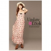 Amanda49 Sweet Patterns Deep V-Neck Chiffon Maxi Dress--Women's Dresses
