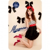 Amanda49 Stripe Tutu Dress--Women's Dresses