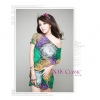 Amanda49 Colourful Polyester Short Sleeve Dresses with Belt Green--Women's Dresses