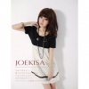 Amanda49 Loose and Comfortable Cotton + Lace Short Sleeve Dress--Women's Dresses