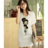 Amanda49 Stylish Style Mercerized CottonSleeve Dress For Women