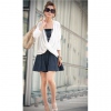 Amanda49 Fashionable and Cool Super Star's Favorite Black Cotton Blouse for Women