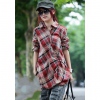 Amanda49 Fashionable and Comfortable Cotton Long Sleeves Blouse--Women's Blouses