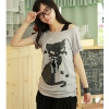 Amanda49 Beautiful Mercerized Contton Material 2-Piece Sleeves Blouse For Girl/Women