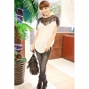 Amanda49 Graceful Tassel Shoulder Design Refresh Style Chiffon Blouse