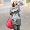 Amanda49 Lovely Special Collar Star Patterns Long Sleeves Blouse For Women