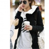 Amanda49 Warmly and Slim Pocket Style Coat For Women