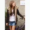 Amanda49 Leisure Zipper Long Sleeves Hood Coat For Women