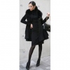 Amanda49 European Fashion Style Warm and Comfortable Turndown Collar Dust Coat