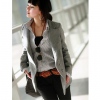 Amanda49 New Arrival Autumn&Winter Pure Color Silm Woolen Coat For Women/Girl