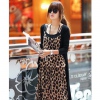 Amanda49 New Arrived Concise and Slim Black Long Sleeves Overlength Coat For Women
