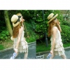Amanda49 Bohemia Style Embroidery and Tassel Embellished Weskit