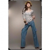 Amanda49 Sexy Round Neckline Button Design Cotton Long Sleeves Jacket--Women's Jacket