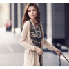 Amanda49 Casual Style Laconic and Mix-Matched Bandage Decorated Long Sleeves Knitting Coat For Female