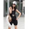 Amanda49 Fashion and Confortable Leisure Sleeveless Gallus Jumpsuit For Women