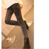 Amanda49 Fashionable and Slim Limited Edition Special Stitching Design Pecil Jeans