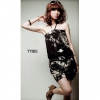 Amanda49 Stylish Snow Tie-Dye Sleeveless Jumpsuit