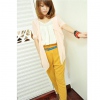 Amanda49 Fashionable and Restore Style Blend Yarn Short Harem Pants
