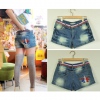 Amanda49 Fashionable and Embroidered Short Jeans