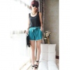 Amanda49 Lovely Lace Elastic Blend Yarn Short Trousers For Women