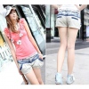 Amanda49 Comfortable and Thin Summer Hot Sale Stitching Jeans