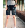 Amanda49 Summer New Arrival Korea Style Mill White Short Jeans