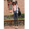 Amanda49 Stylish Four Season Suspender Pencil Jeans