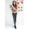 Amanda49 Stylish Corea Fashion Snow Pencil Jeans