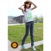 Amanda49 Korea Fashion Tailored Dark Blue Snow Trousers