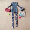 Amanda49 New Arrival Fashion and Casual Style Laconic and Mix-Matched Snowflake Pencil Pants For Female