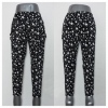 Amanda49 Leisure and Stylish Star Patterns Cotton Feet Harem Pants For Women