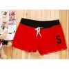 Amanda49 Sweety and Comfortable Style Simple Short Pattern Pants