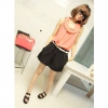 Amanda49 Colorful Summer Elastic Waist Pants With Belt