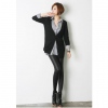 Amanda49 Fashionable Black Long Trousers For Women