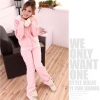 Amanda49 Warmly and Lovely Sports Style Zipper Ball Wool Suit For Women