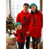 Amanda49 Cute and Lovely Smile Mouse Printing Hooded Sweater--Family Suits