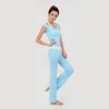 Amanda49 Special Offer Stylish and Comfortable Short Sleeve Three-Piece Yoga Clothing Dance Suits