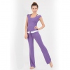 Amanda49 Special Offer Summer Fashion Top Grade Purple Yoga Clothing Dance Suit