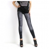 Amanda49 New Arrival Laconic and Mix-Matched Elastic Bottoming Nine-cent Pants For Female