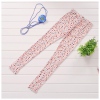 Amanda49 Slim and Cute Dots Patterns Candy Orange Color Yarn Pants For Women