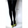 Amanda49 Sales Promotion Slim Black Velveteen Pantyhose