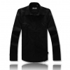 Amanda49 Casual Style Front Pocket Design Large Size Long Sleeve Shirt For Men