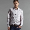 Amanda49 Fashion Printed Long-sleeved Shirts - Geometric Pattern G for Man