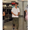 Amanda49 Simple and Slim Pattern White Sleeves Cotton Blouse For Men