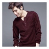 Amanda49 New In Corean Fashion and Casual Style Long Sleeves T-shirt For Man