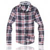 Amanda49 New Arrival Decent Style Long Sleeve Plaid Shirt For Men