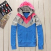 Amanda49 Cool and Leisure Mix Match Colormatching Cotton Hood Coat For Men