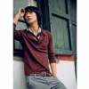 Amanda49 The Newest Corean Fashion Style Button Decorated Long Sleeve Knitting T-shirt For Man