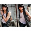 Amanda49 Hot Sale Fashion Style Pocket Decorated Sleeveless Long Pattern Fleeces Waistcoat For Man